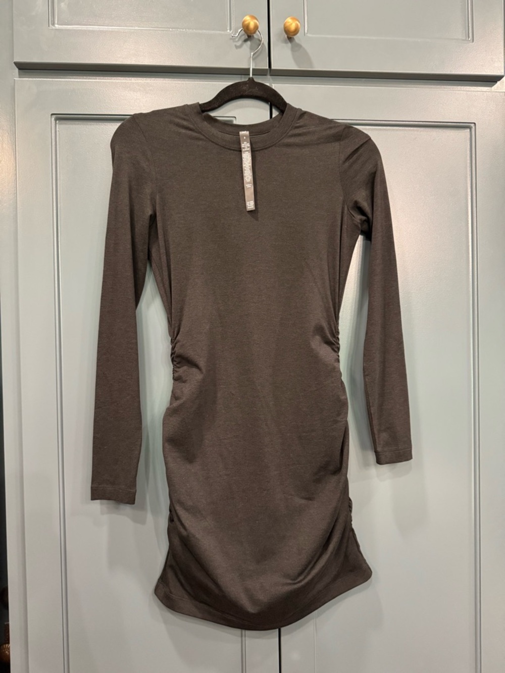 Vuori Long Sleeve Bodycon Dress in Black
